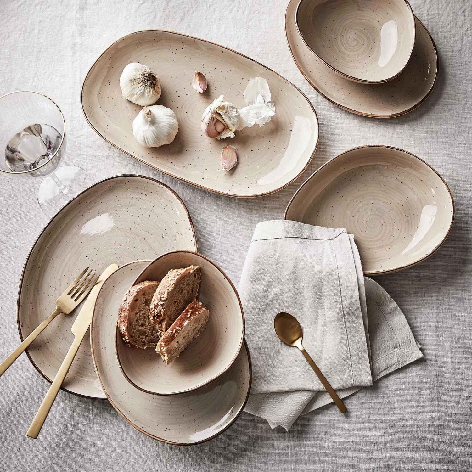 4x Schale 390ml FINCA In Beige – Bild 8