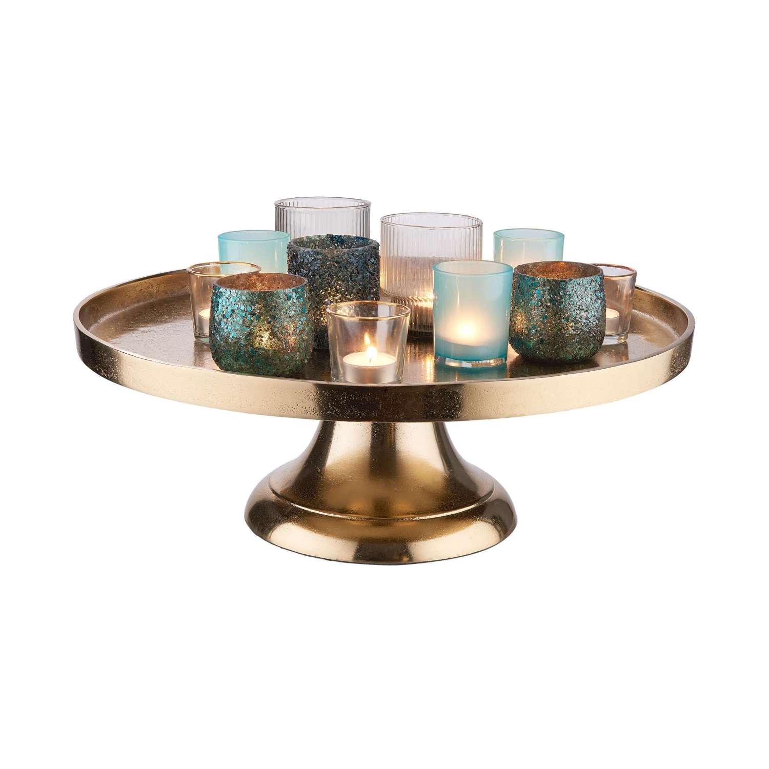 Deko-Teller Mit Fuß Ø50cm BANQUET In Gold – Bild 6