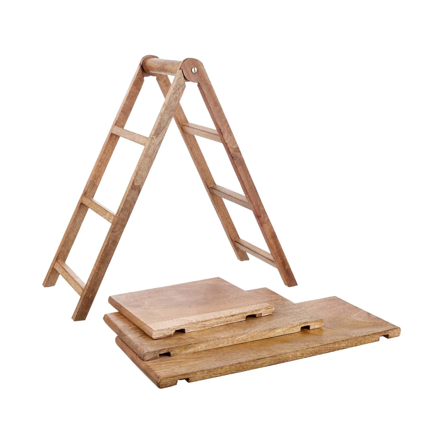 Etagere 3-stufig Höhe 48cm MANGO DAYS In Braun – Bild 6