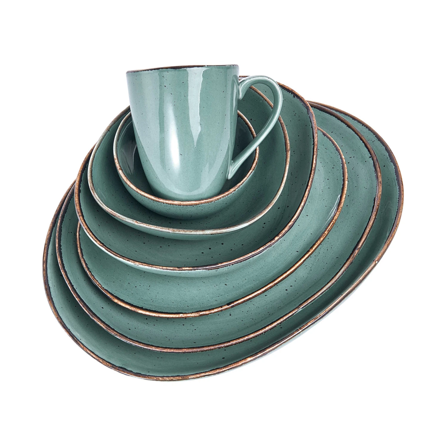 Geschirr-Set 16-tlg. FINCA In Blau – Bild 12