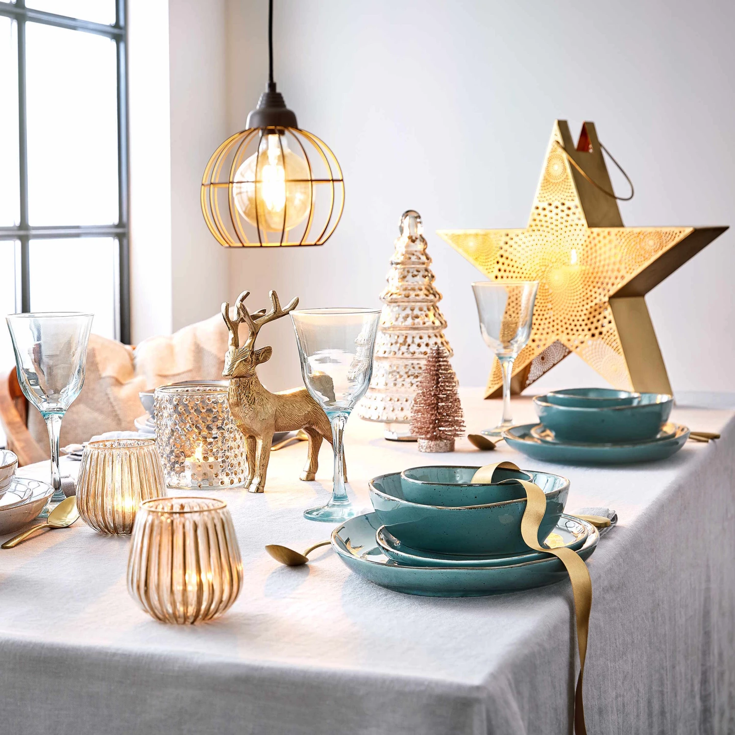 Geschirr-Set 16-tlg. FINCA In Blau – Bild 13