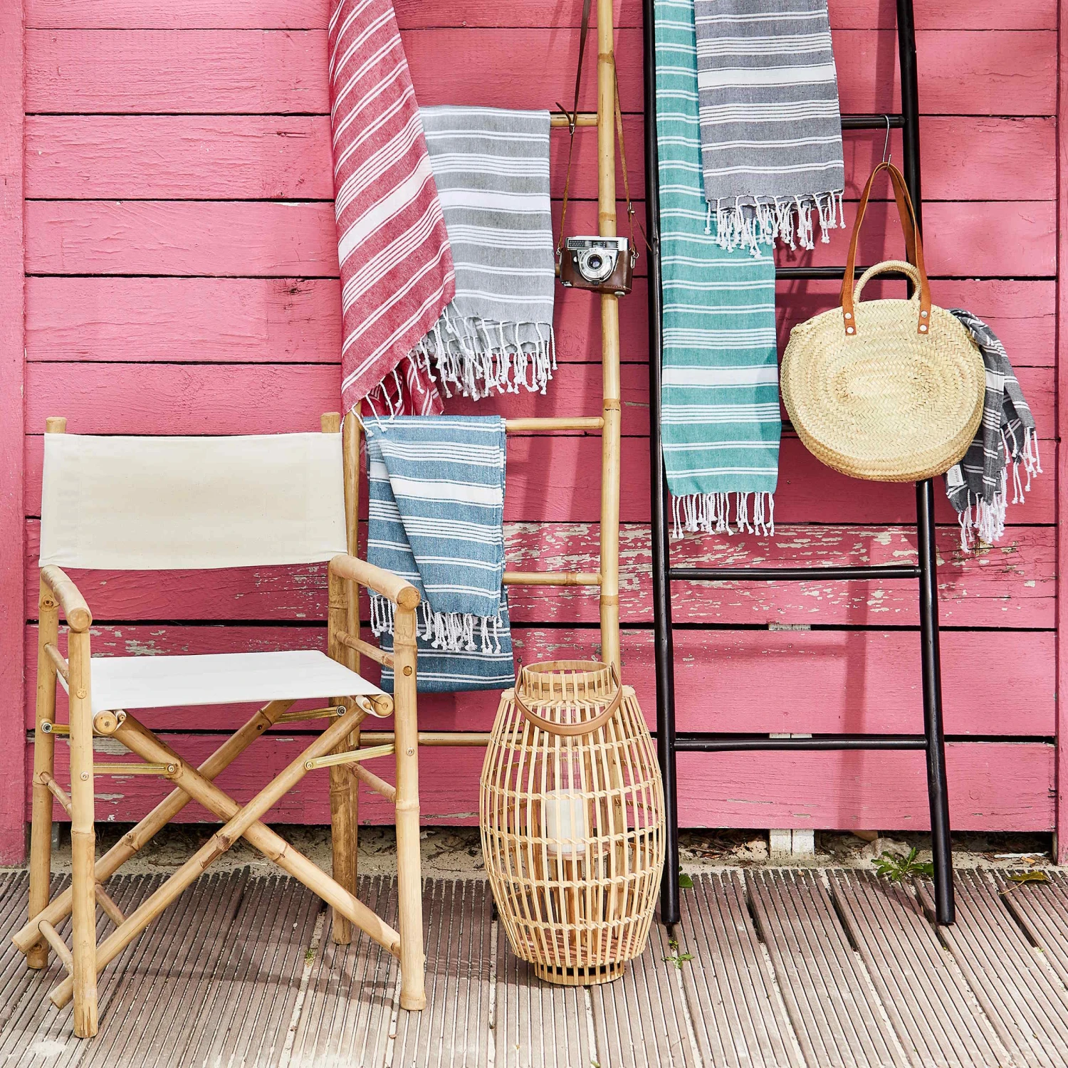 Hamamtuch L 170 X B 90cm SURFSIDE In Blau – Bild 6