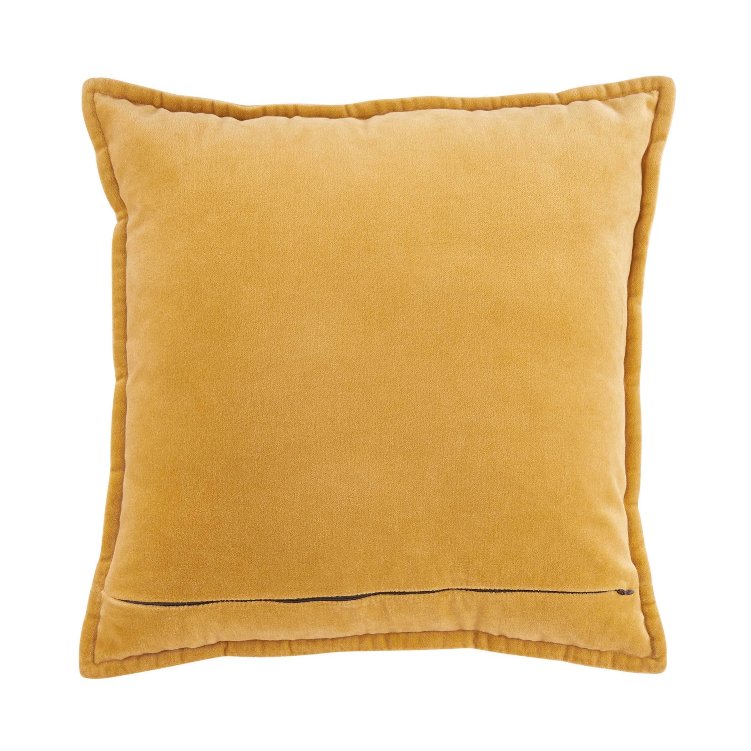 Kissen L 45 X B 45cm COTTON VELVET In Gelb – Bild 2