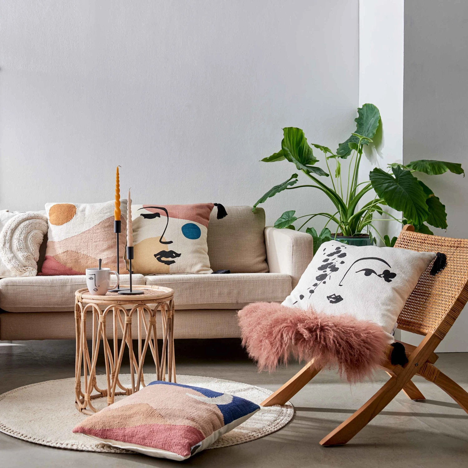 Kissen L 50 X B 50cm MOONSHINE In Bunt – Bild 2