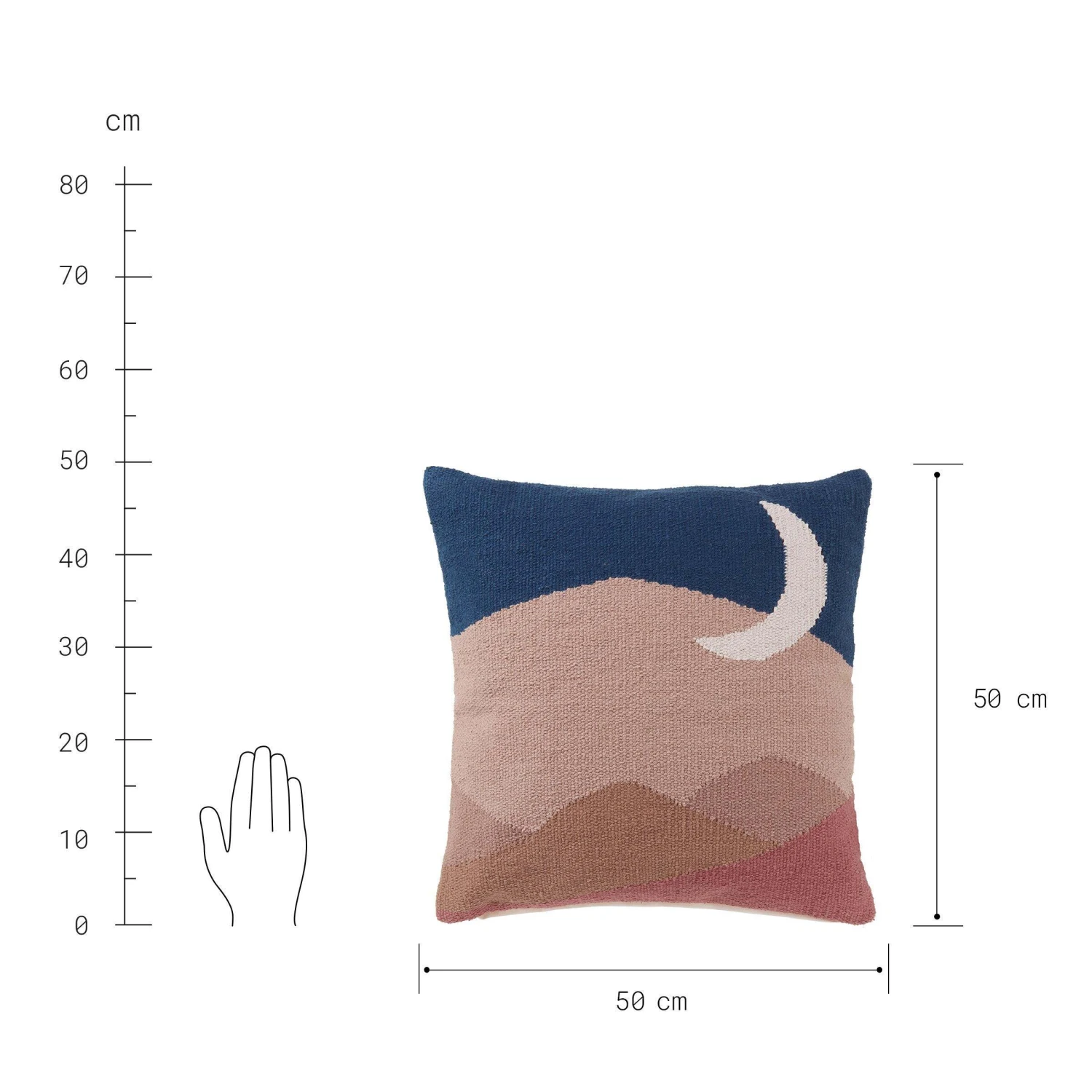 Kissen L 50 X B 50cm MOONSHINE In Bunt – Bild 3