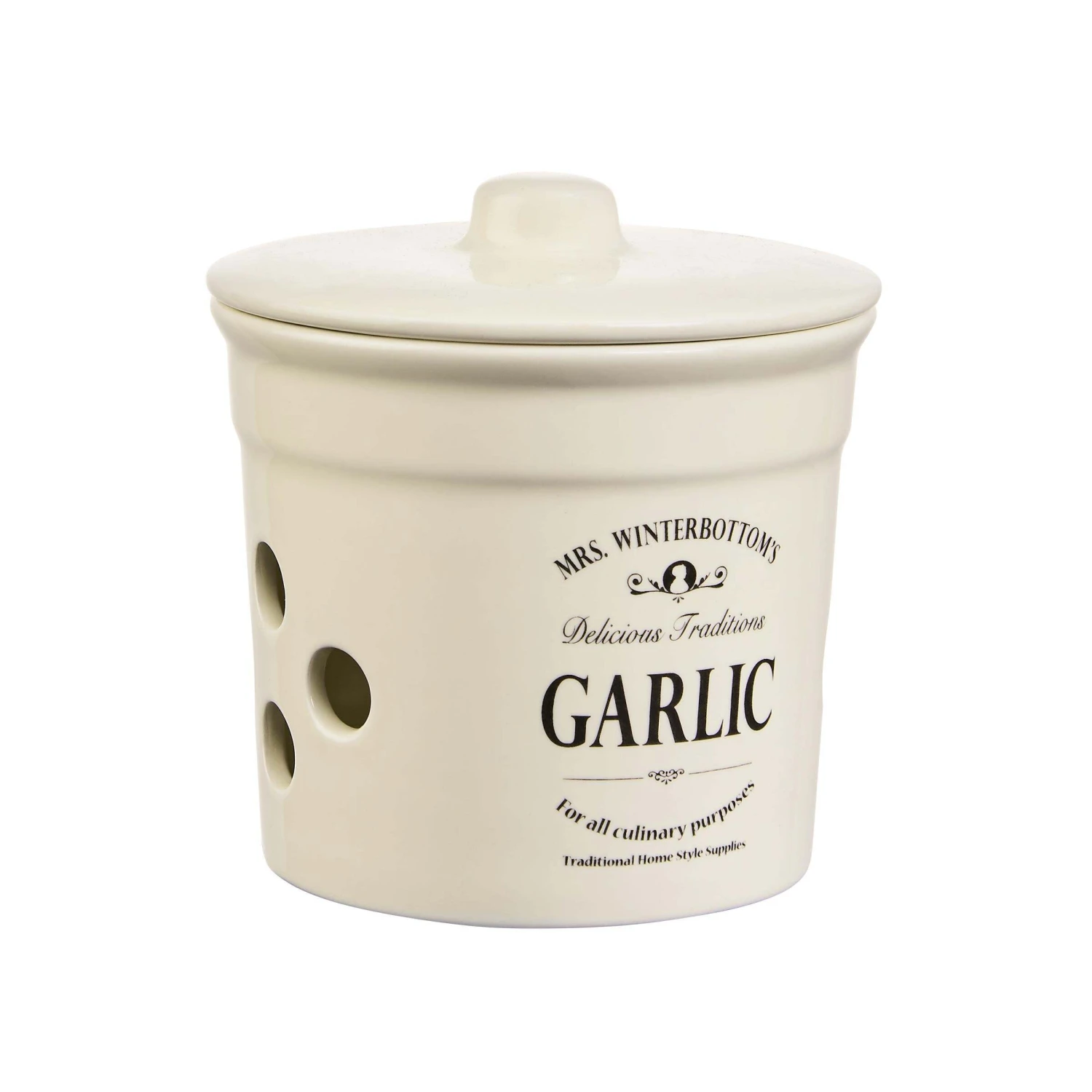 Knoblauchtopf Ø 14 Cm MRS. WINTERBOTTOM'S In Creme – Bild 2