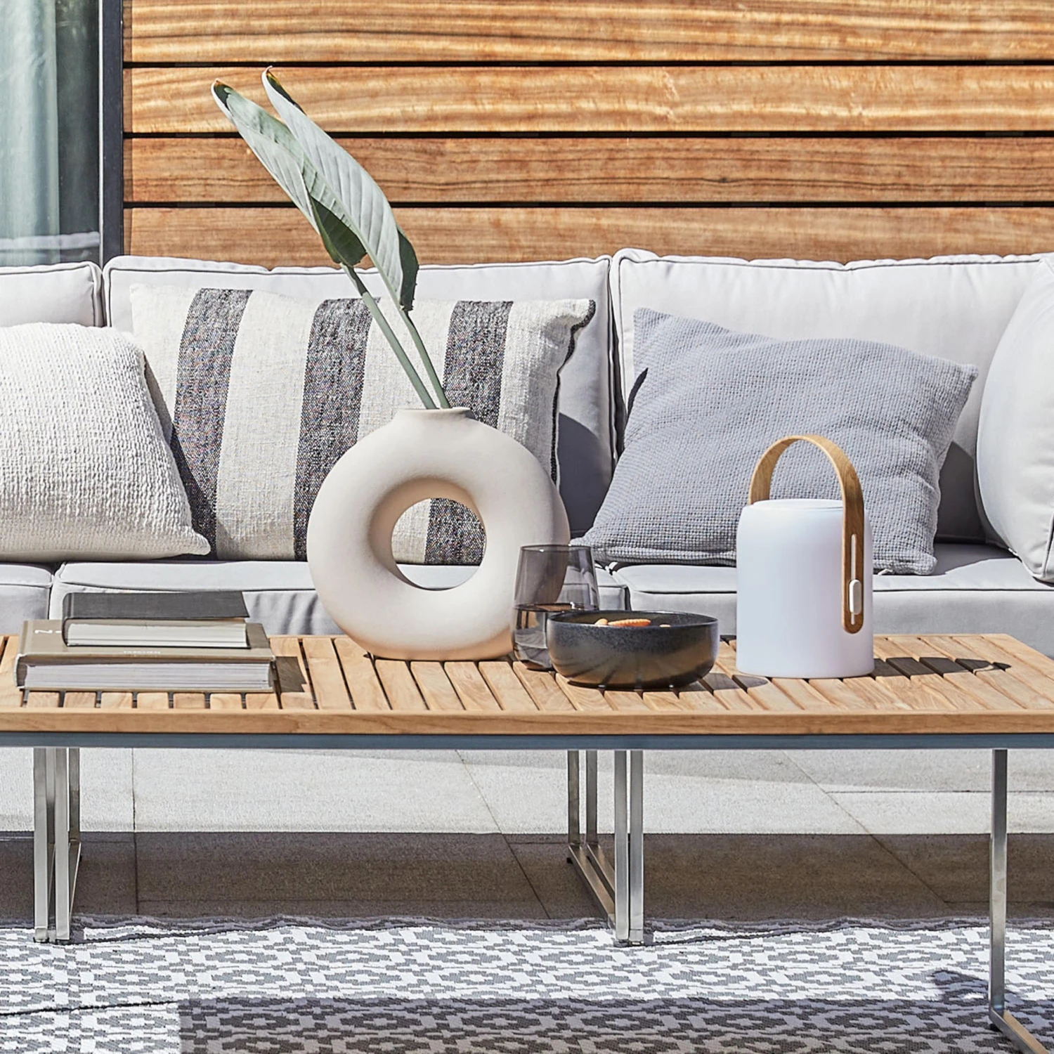 LED Leuchte Mit Bluetooth® Und Farbwechsel SOUND LOUNGE In Weiß-Hellbraun – Bild 18