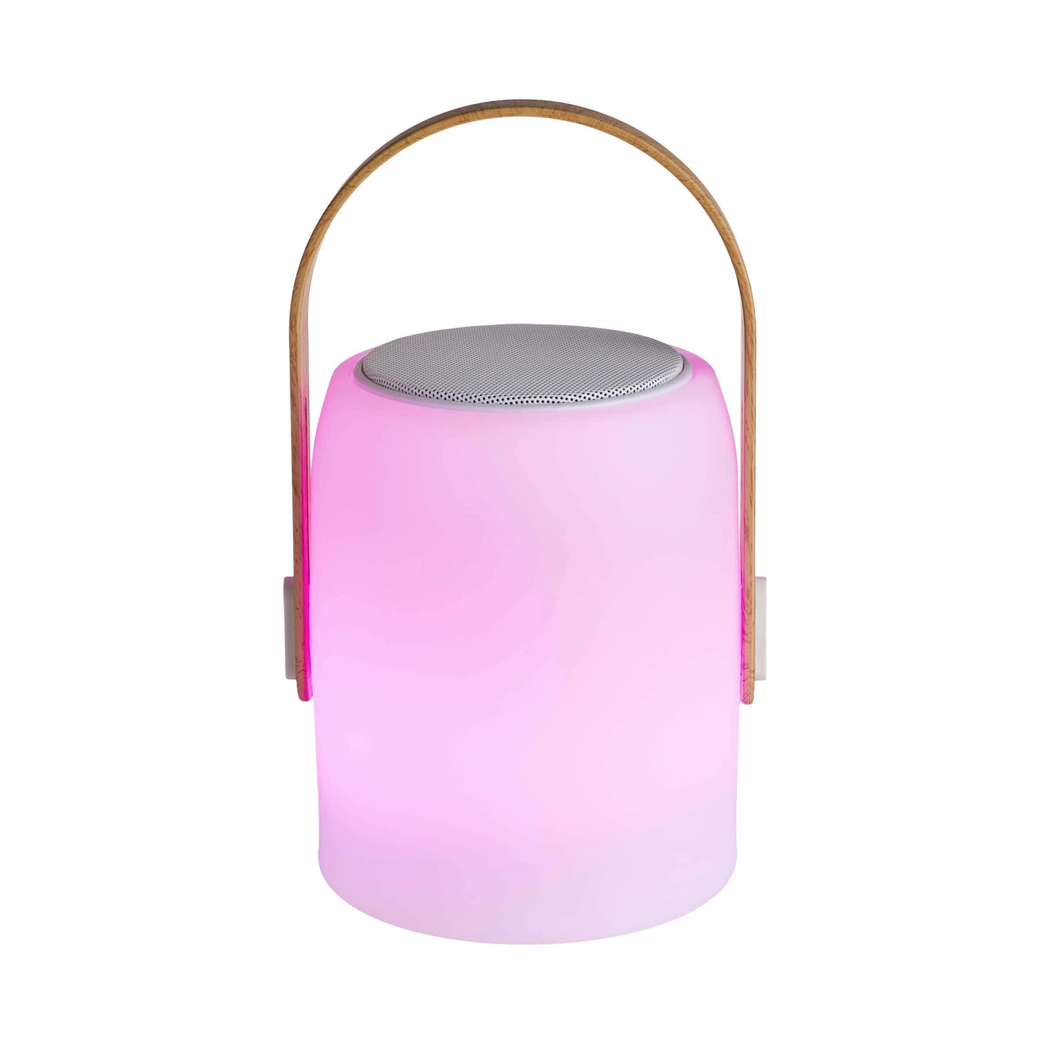 LED Leuchte Mit Bluetooth® Und Farbwechsel SOUND LOUNGE In Weiß-Hellbraun – Bild 10