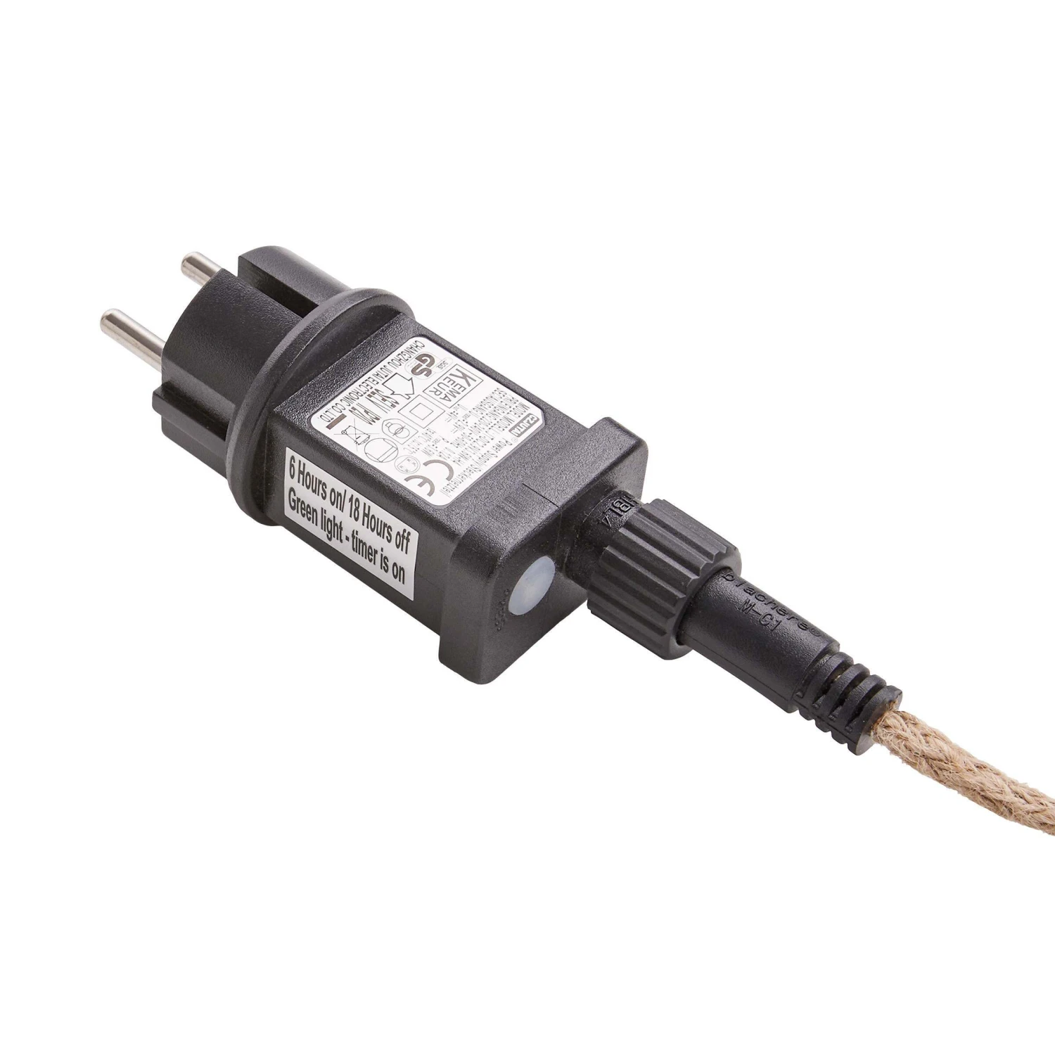 LED Outdoor-Lichterkette Naturseil 100 Lichter Mit Stecker FARMHOUSE In Natur – Bild 4