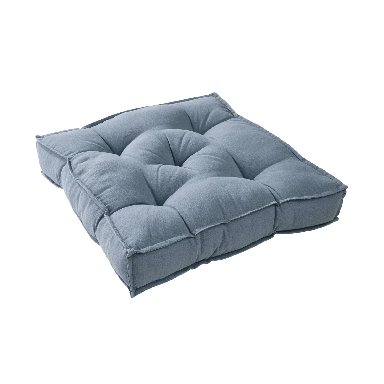 Sitzkissen L 40 X B 40cm SOLID In Blau – Bild 3