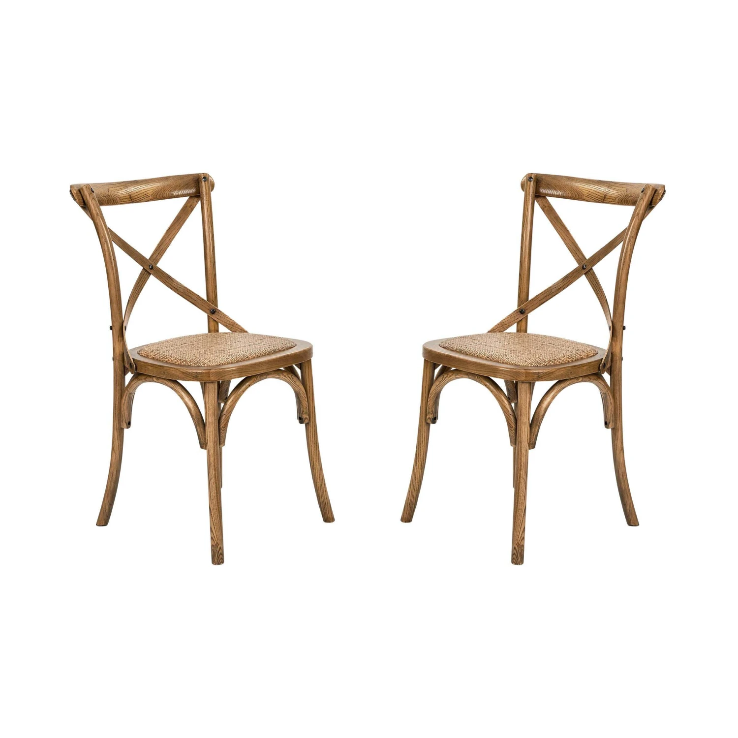 Stuhl 2er-Set Natur CROSS COUNTRY In Braun