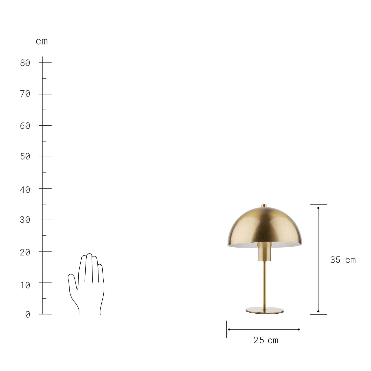 Tischlampe TOPEE In Gold – Bild 4
