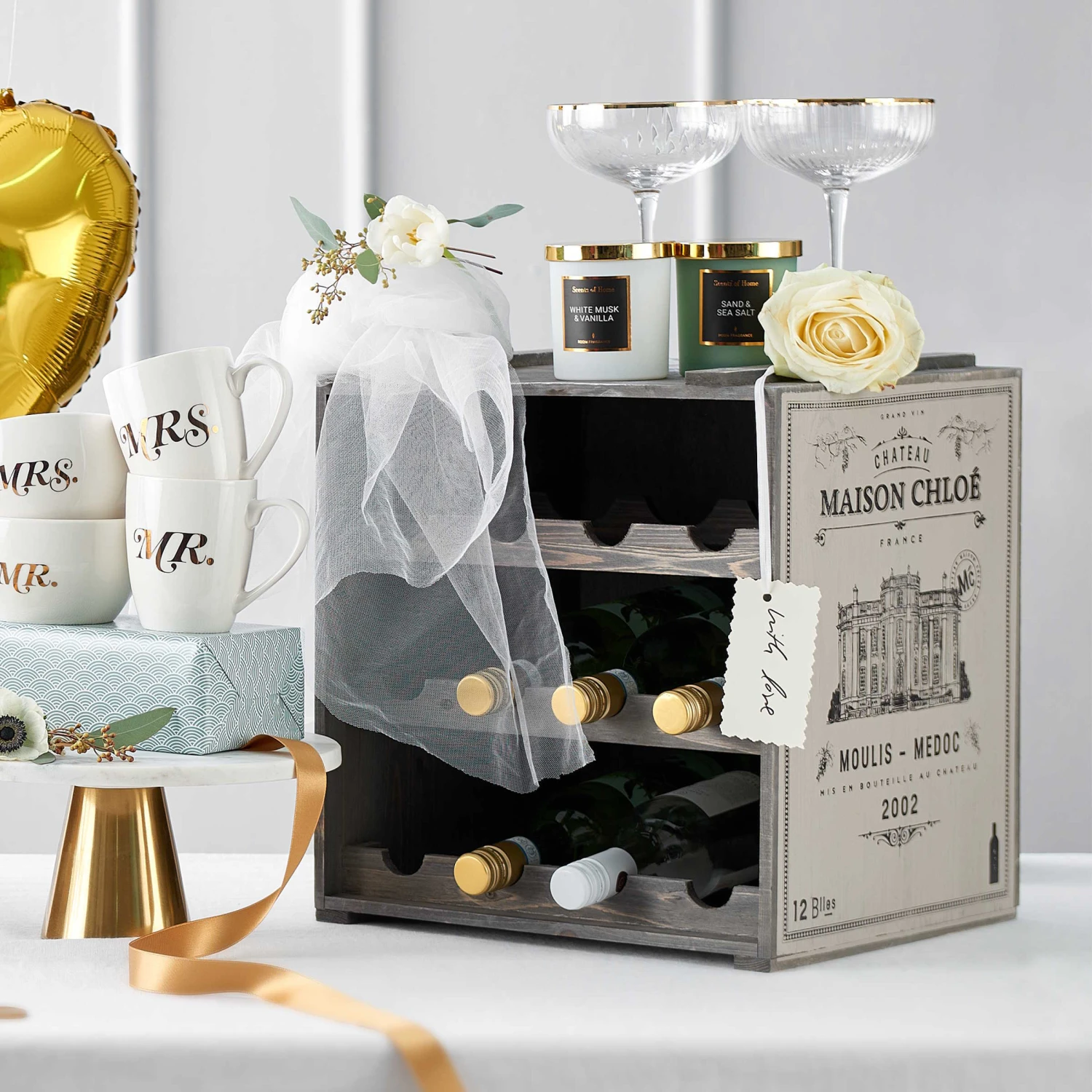 Weinregal VINOTHEK In Hellgrau – Bild 2