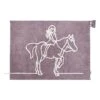 Teppich "Mädchen Auf Pferd" In Rosa - (L)170 X (B)120 Cm