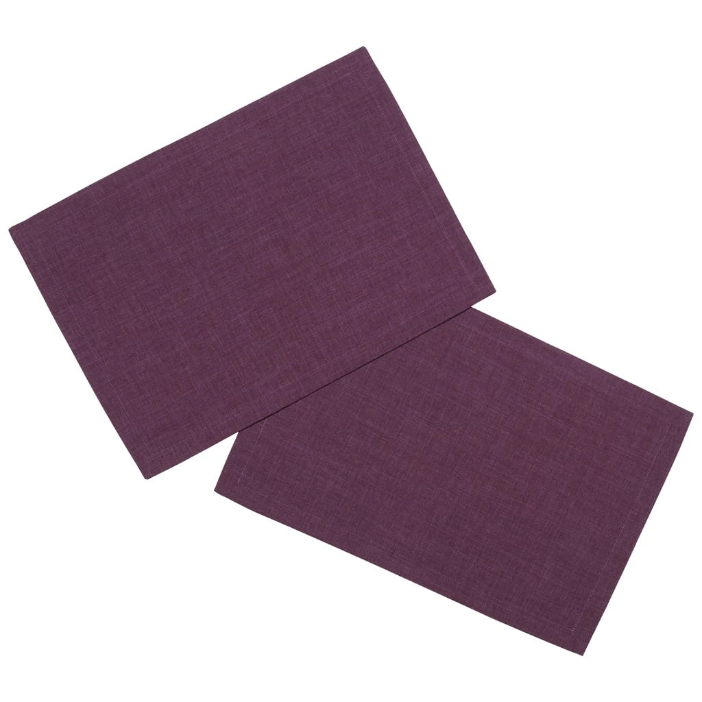 Villeroy & Boch Platzset Violett S2 Textil Uni TREND In Lila